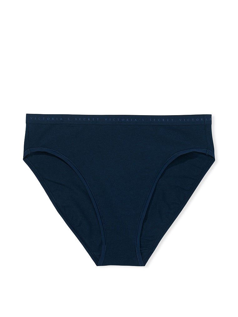 Stretch Cotton High Leg Brief Panty