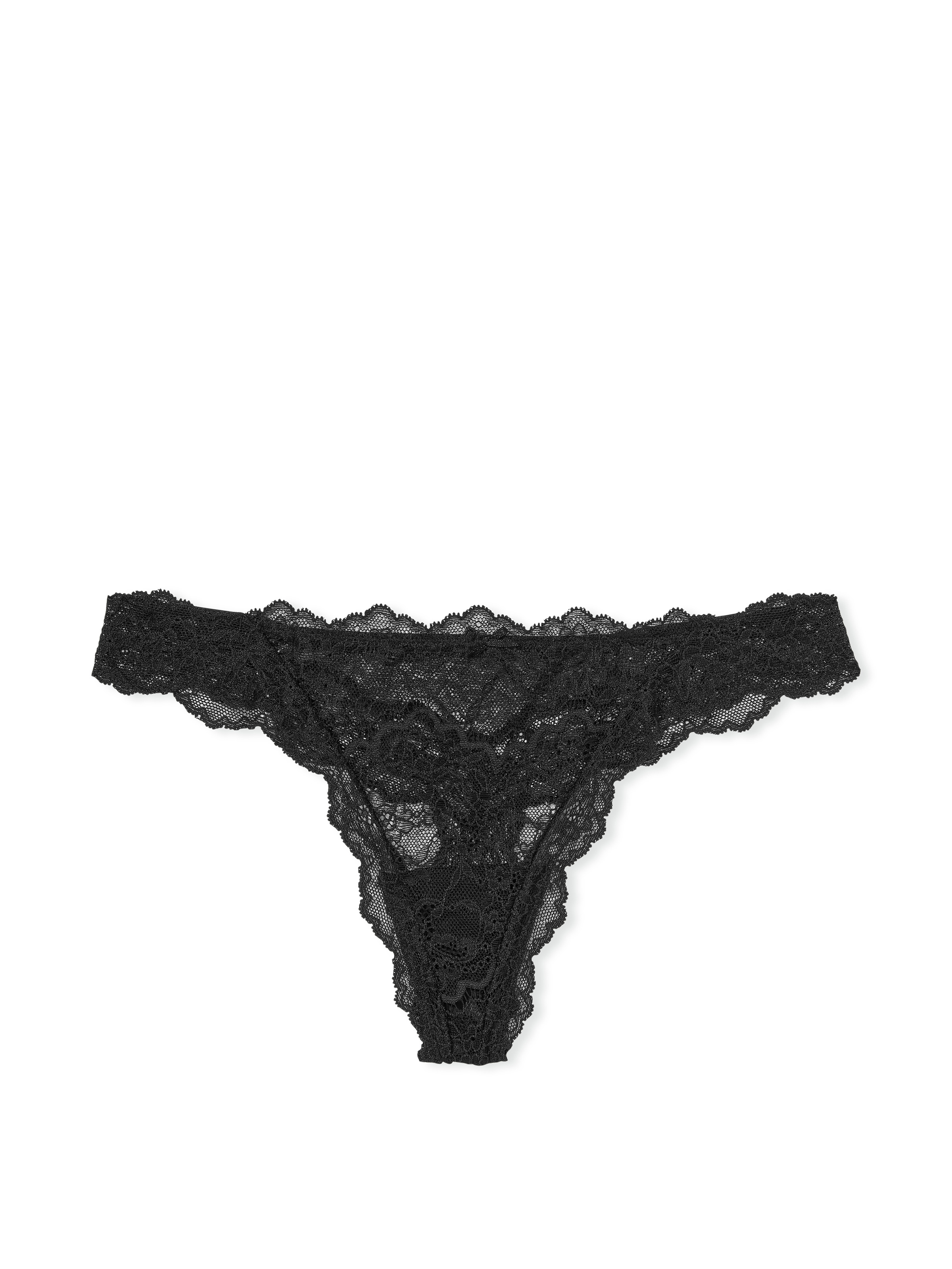  Fantasie womens Twlight Lace Thong Panties, Black, X