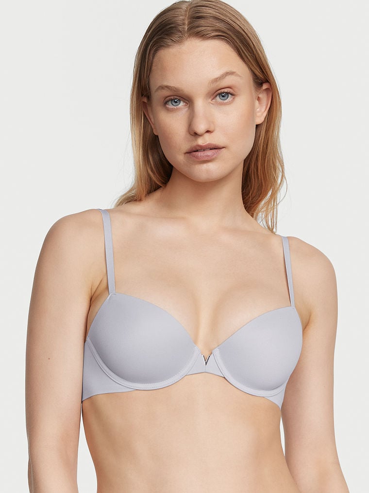 Lightly Lined Demi Bra 40G, Hazel/Barely There