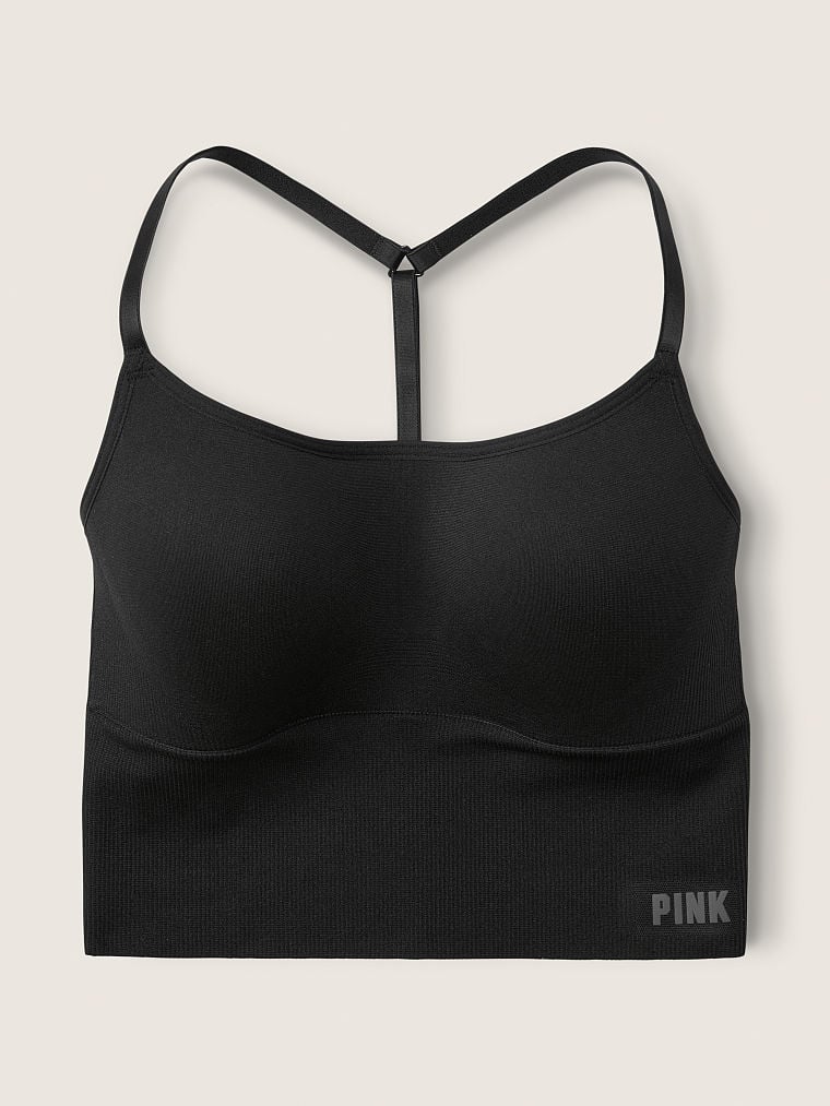 Buy Pink PINK Active Seamless Air Low Impact Sports Bra online in Dubai