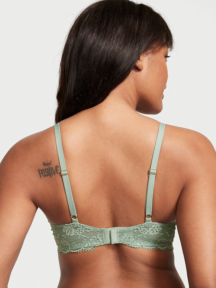 Lightly-Lined Lace Plunge Bra - Bras - Victoria's Secret