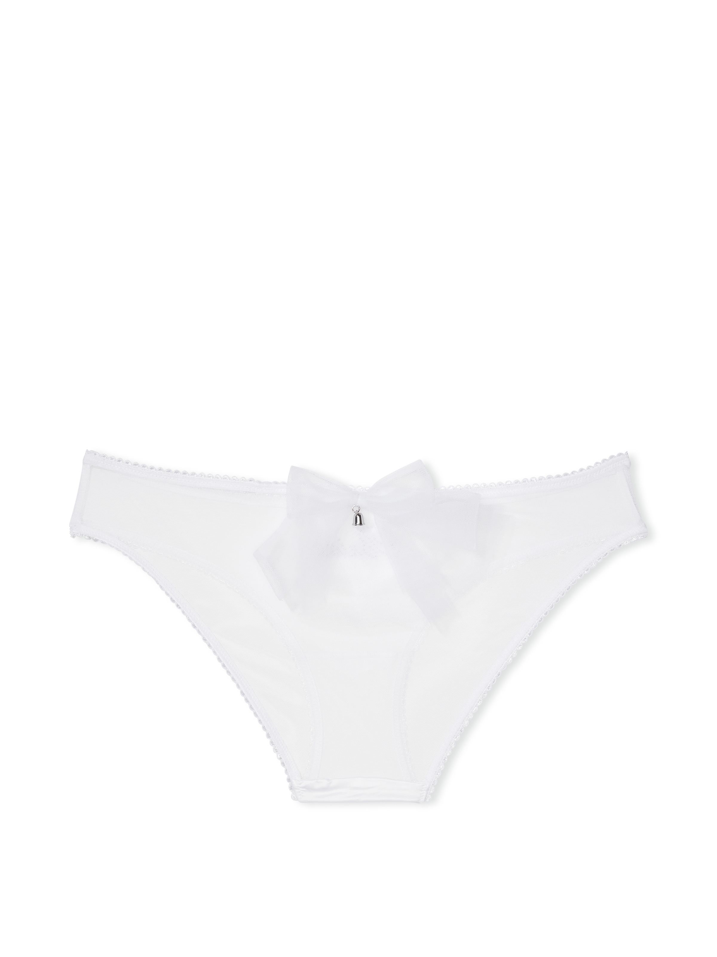 Victoria Secret Cheekini/culotte Bikini Coquine White Bridal Panty Medium  NWT