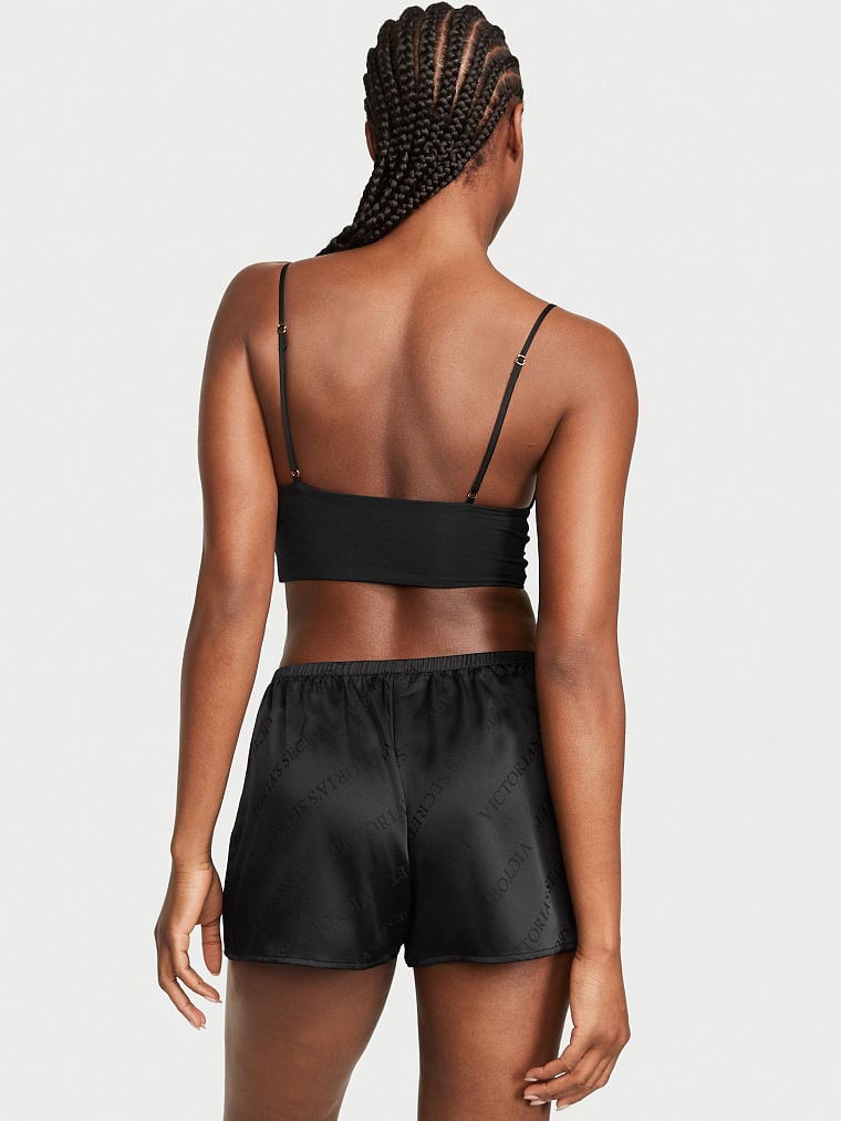 Buy Victoria's Secret Modal Cropped Cami Satin Shorts Set online in Dubai