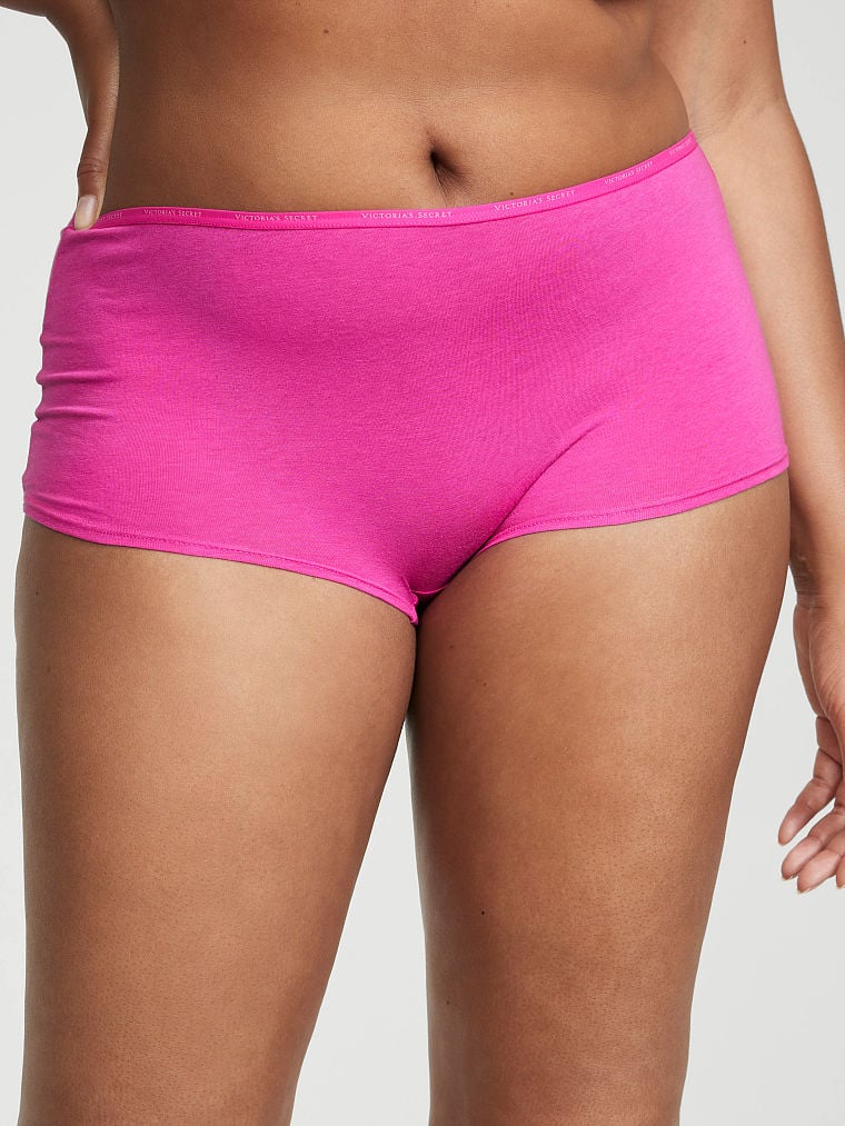 Buy Victoria's Secret Mini Logo Cotton Shortie Panty online in Dubai