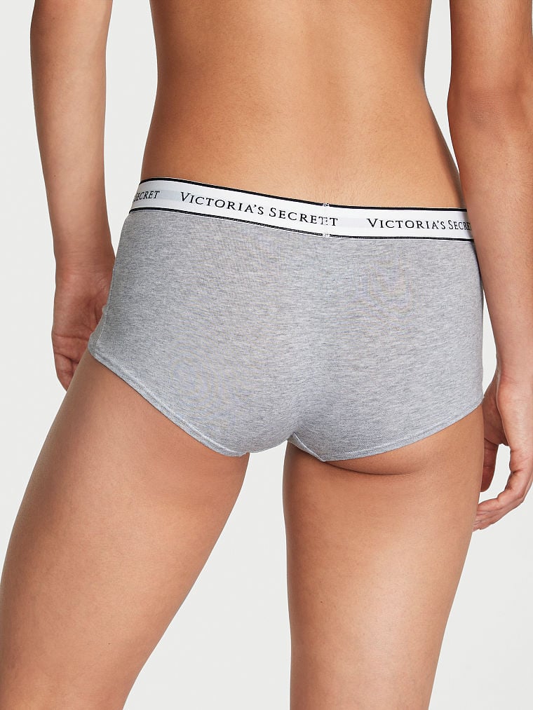 Logo Cotton Boyshort Panty