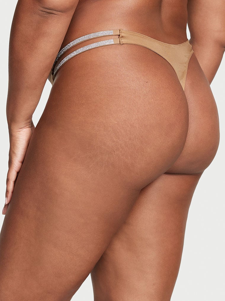 Buy Very Sexy Double Shine Strap Lace Thong Panty online in Dubai