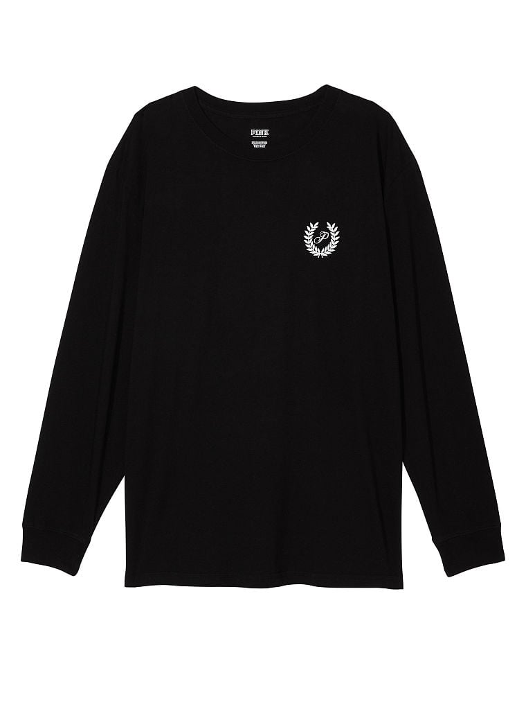 Oversized black long sleeve shirt sale