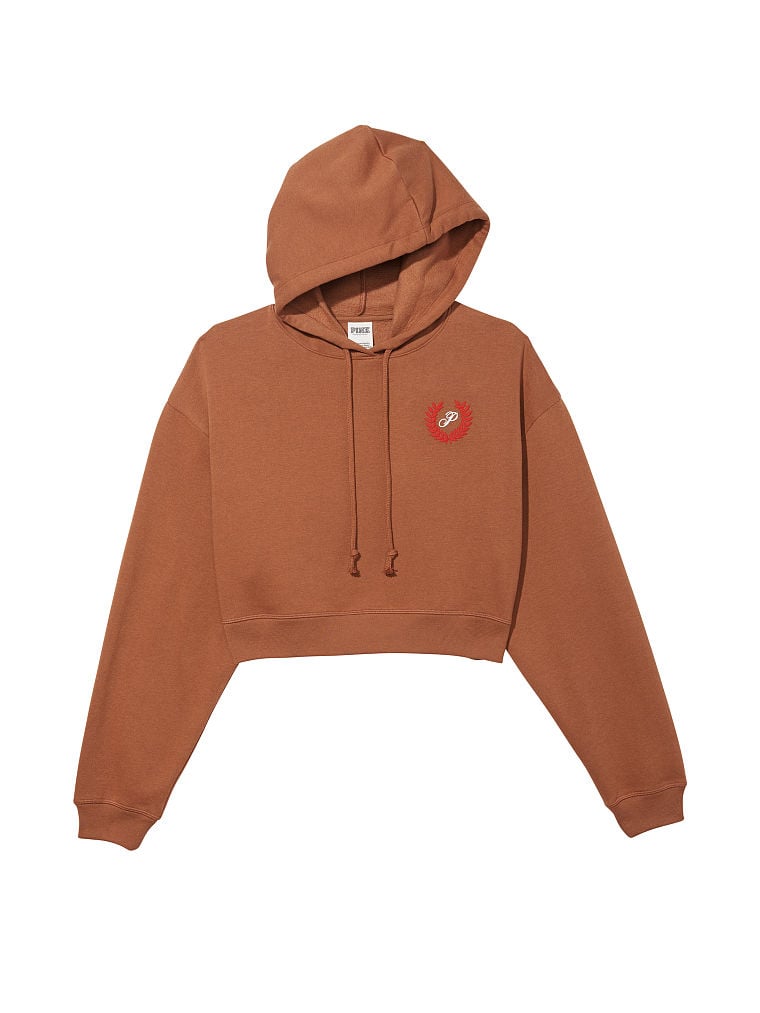 Orange 2024 crop hoodie