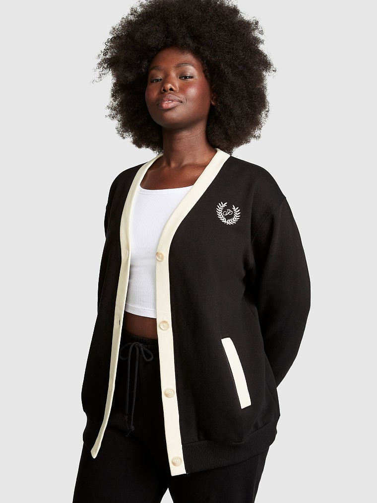 Black boyfriend outlet cardigan