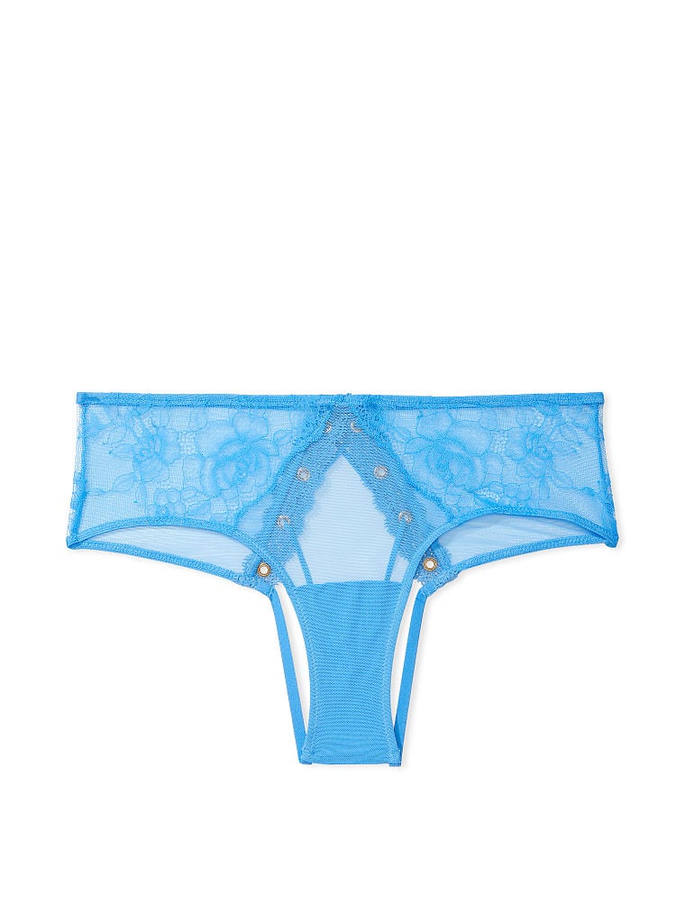 Buy Very Sexy Rose Lace Grommet Open Back Cheeky Panty online in