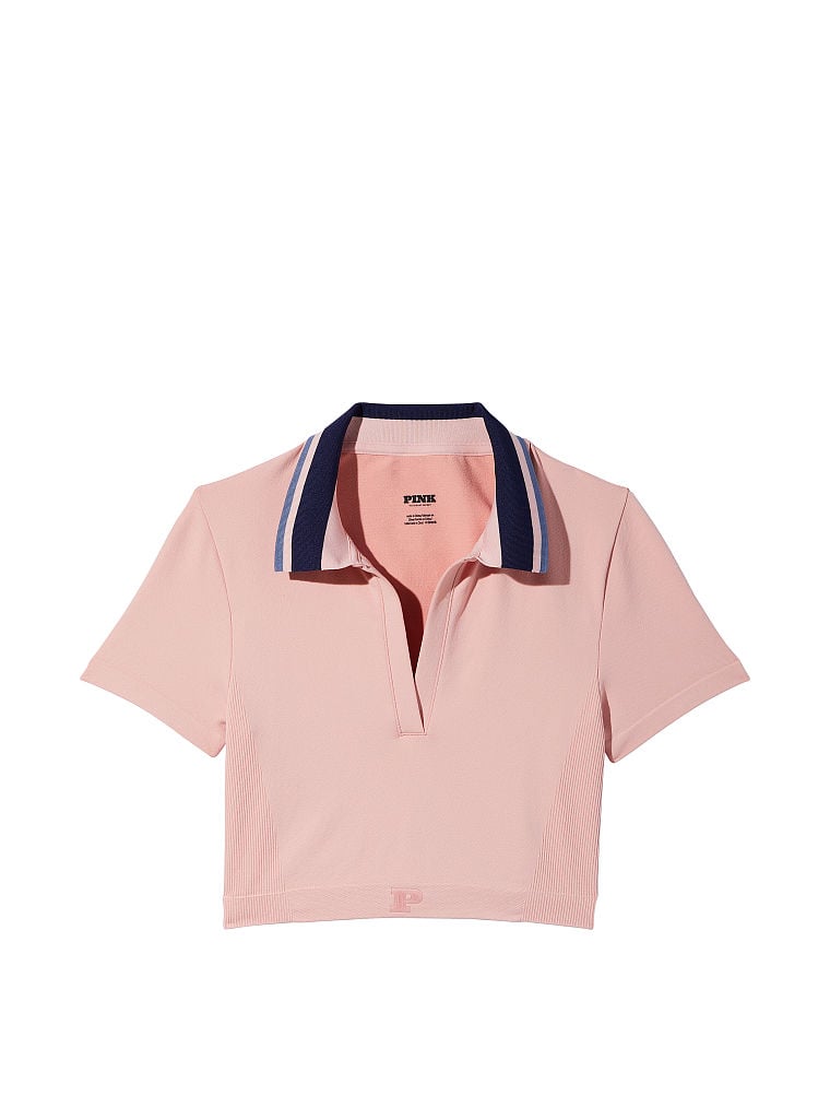 Pale pink hotsell polo shirt