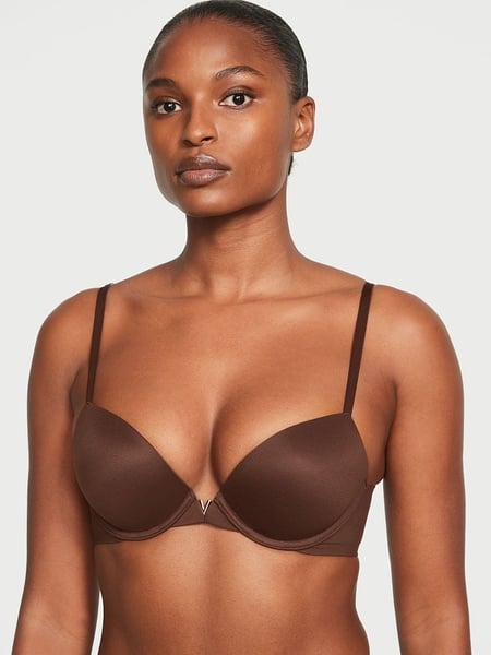 Buy Victoria's Secret Ganache Brown Plunge Smooth Plunge Low Back Bra from  Next Luxembourg