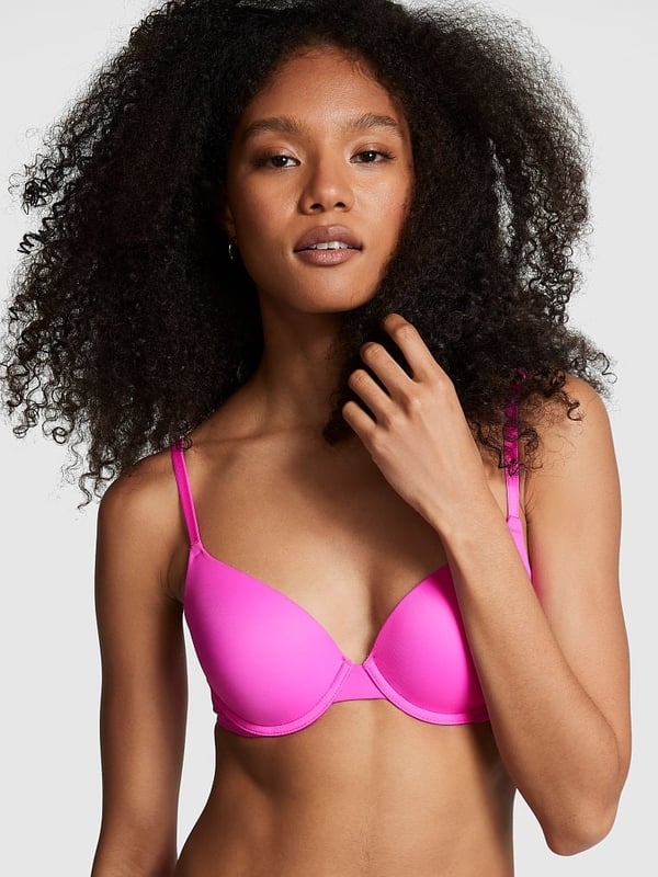 Buy Pink Wear Everywhere Front-Close Push-Up Bra online in Dubai