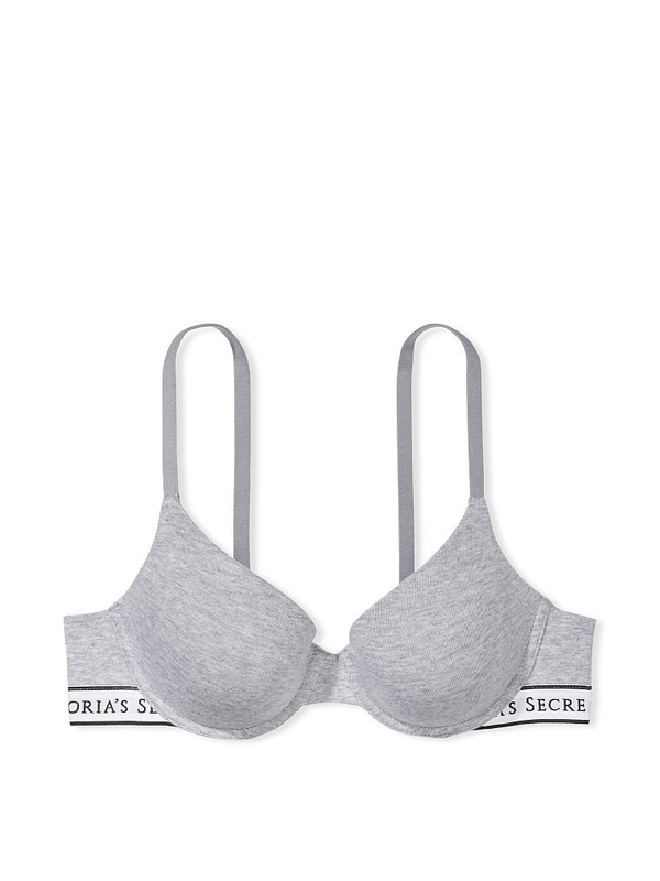 Buy Victoria's Secret Flint Grey Lace Trim Front Fastening Lightly Lined  Demi Bra from Next Luxembourg