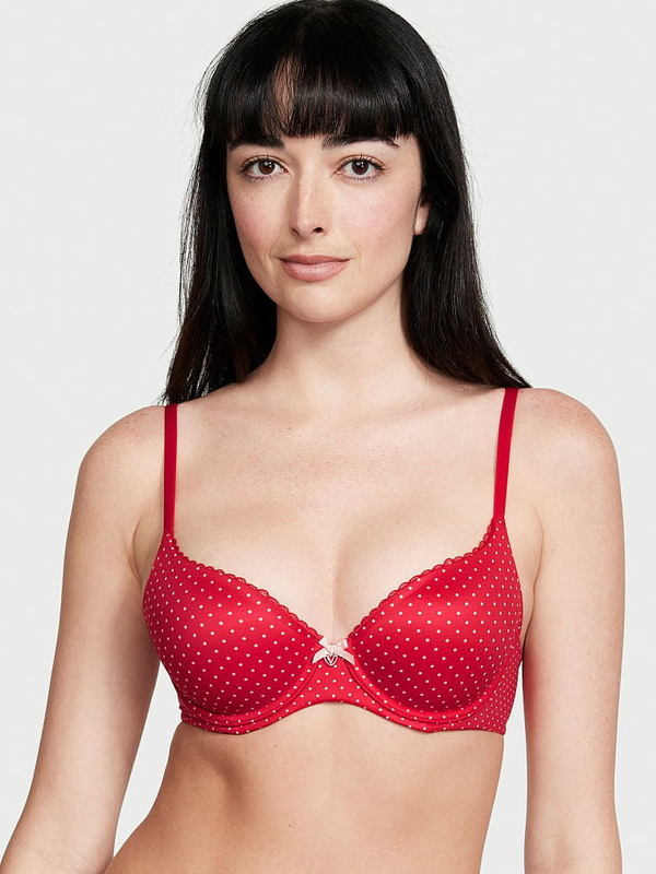 Buy Body By Victoria Lightly-Lined Smooth & Lace Demi Bra online in Dubai