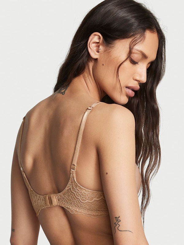 Victoria's Secret - The long line lace demi—pair it with a sheer