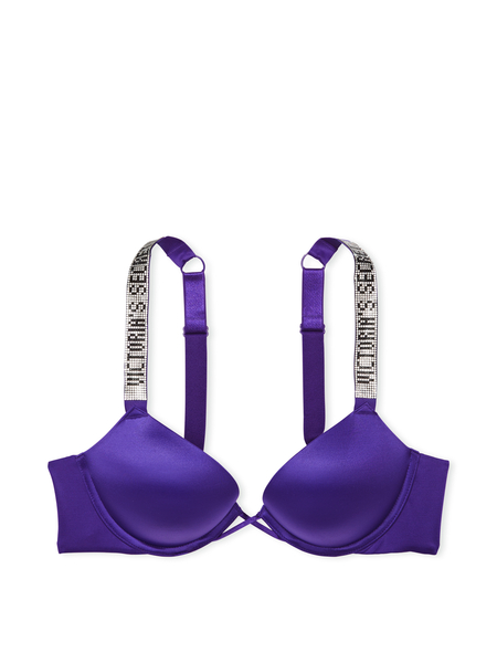 Buy Victoria's Secret Burgundy Purple Add 2 Cups Shine Strap