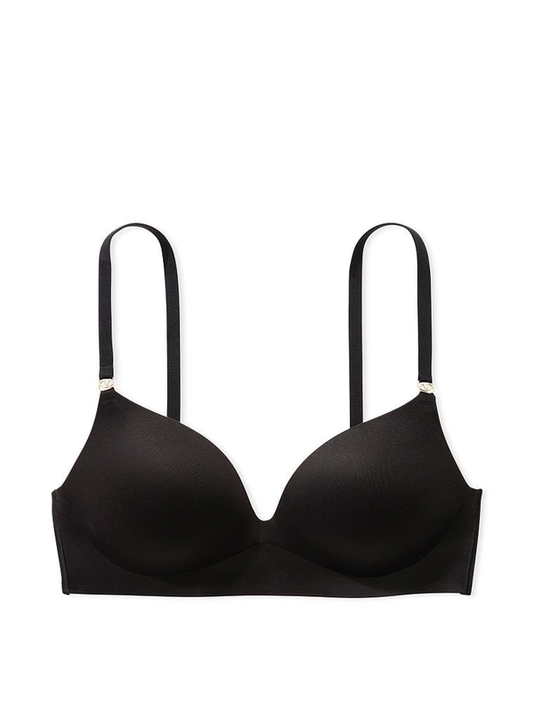 Joey Macon Ultra Boost Wireless Padded Plunge Push Up Bra for
