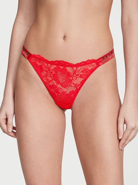 Buy Four Plus One Lace Temptation Sex C String Adhesive Invisiable Panty  Line G String Thong Tan(Wine red heart) Online at desertcartSeychelles