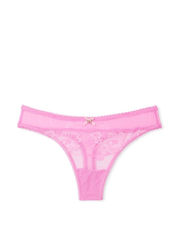 Buy Shine Mesh 'V' Logo Top & Panty Gift Set - Order Apparel online  1122984800 - Victoria's Secret US