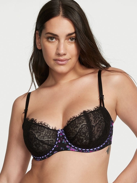 Buy Very Sexy Logo Embroidery Lightly Lined Balconette Bra online in Dubai