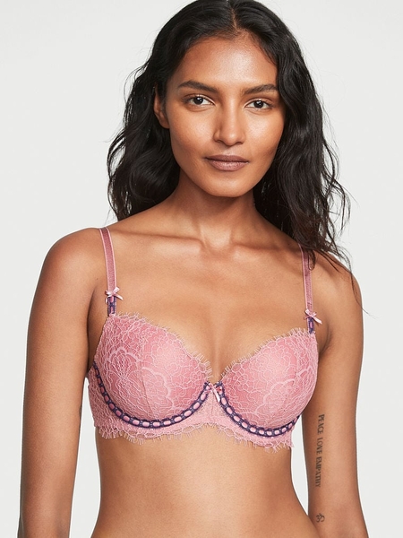 Buy Dream Angels Smooth & Lace Lightly Lined Demi Bra online in Dubai