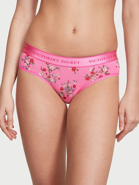 Buy Victoria's Secret Stretch Cotton Lace-waist Cheeky Panty online in  Dubai