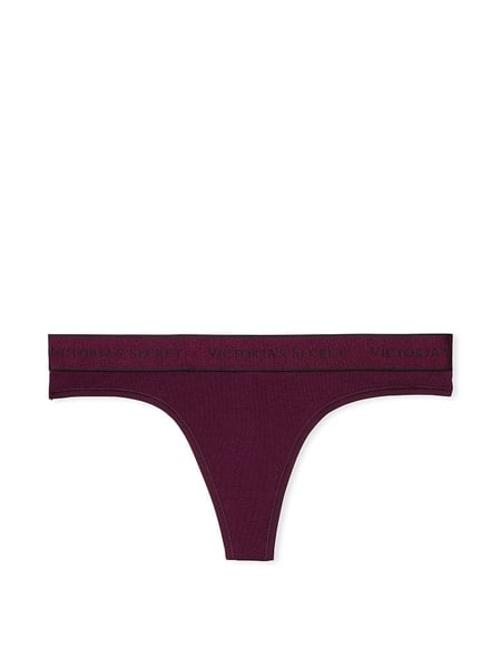 Buy Victoria's Secret The Lacie Thong Panty Set of 3 Medium Lavender/Bright  Pink/Light Aqua Online at desertcartINDIA