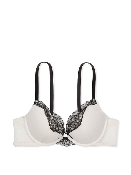 Victoria's Secret Dream Angels push up bra without padding white lace size  32DDD - $38 - From Nifty