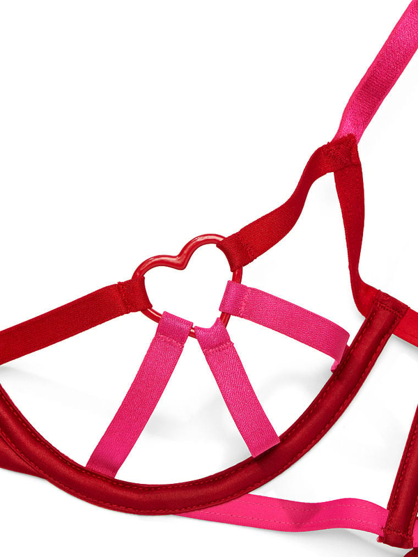 Buy Very Sexy Heartware Open-Cup Strappy Demi Bra online in Dubai