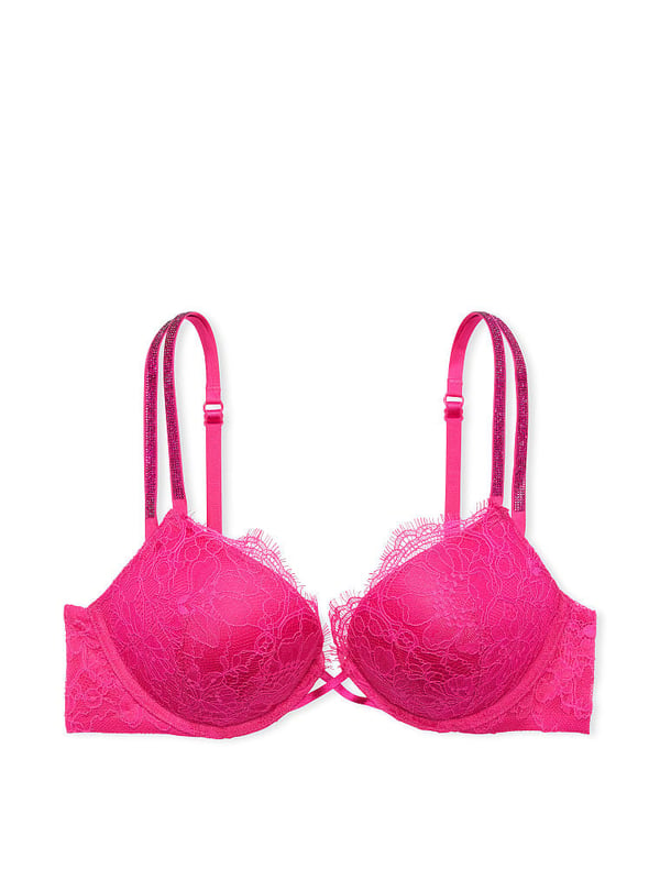 Buy Victoria's Secret Bombshell Add 2 Cups Shine Strap Lace Push