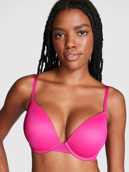 Buy Pink Wear Everywhere Strapless Push-Up Bra online in Dubai