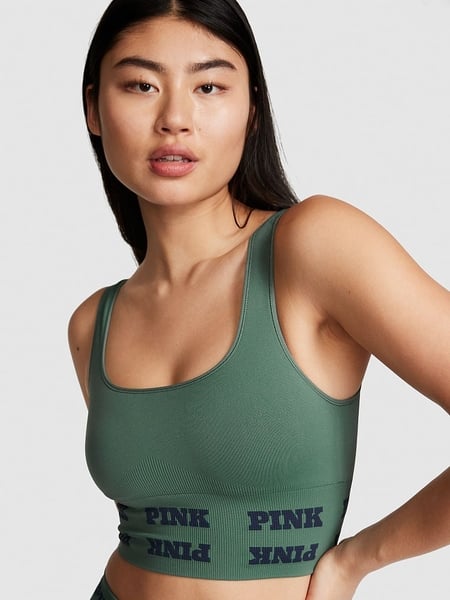 Buy Pink PINK Flip It Seamless Reversible Sports Bra online in